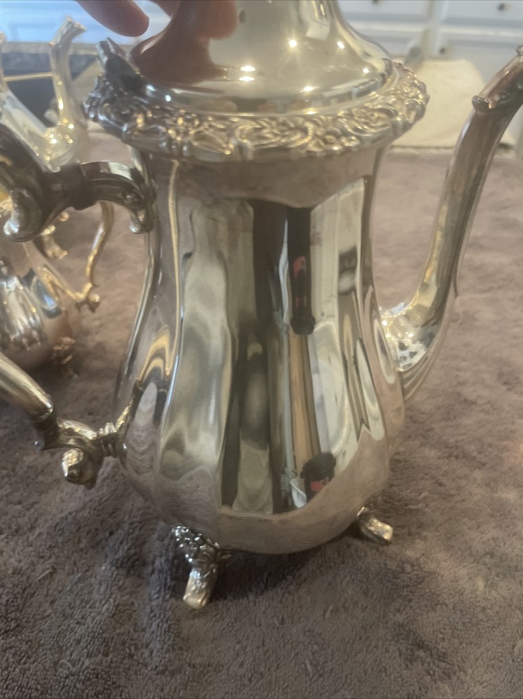 4 Piece Vintage International Sliver Co. COUNTESS Tea Set