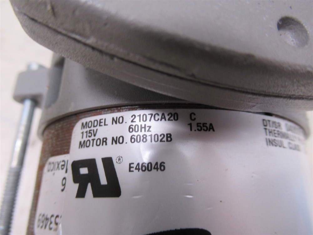 Thomas 2107CA20 C Motor Compressor / Vacuum Pump Dual Head Unit