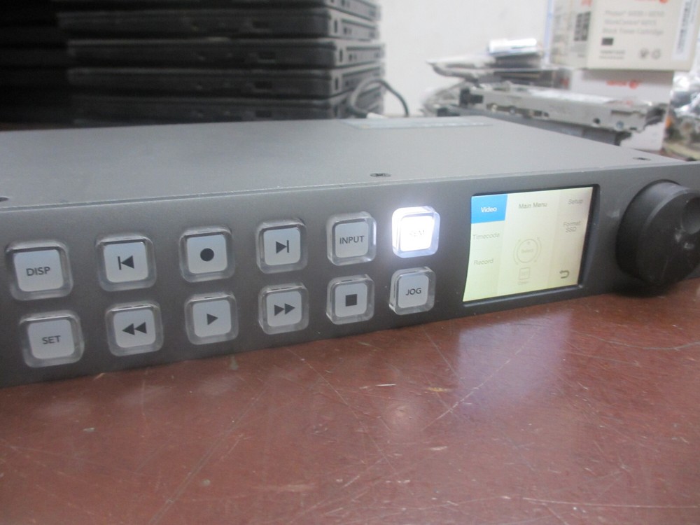 BlackMagicDesign HyperDeck Studio 2 Video Recorder w/ Power Cord