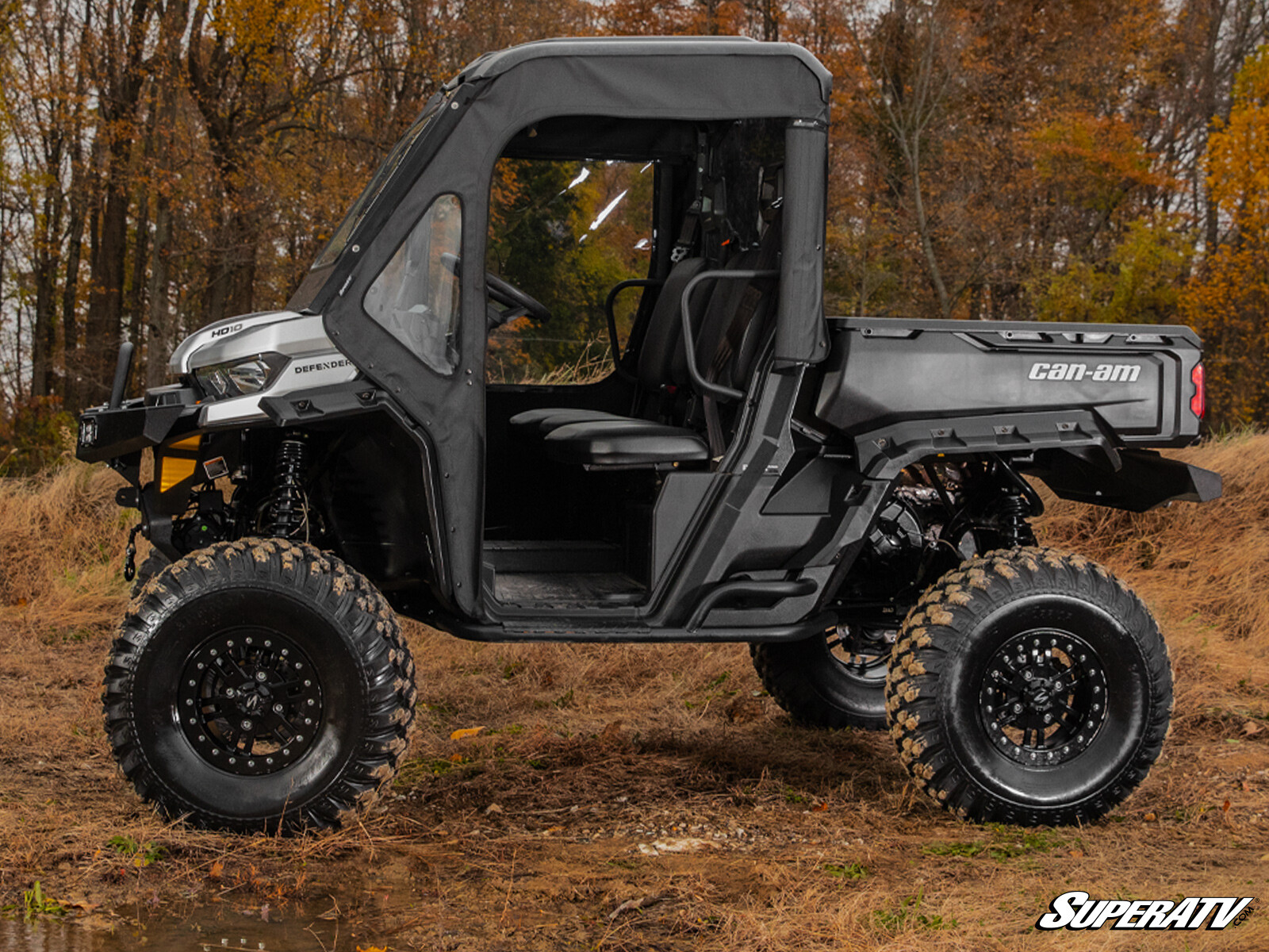 SuperATV Primal Soft Cab Enclosure Doors for Can-Am Defender (2 Seater)