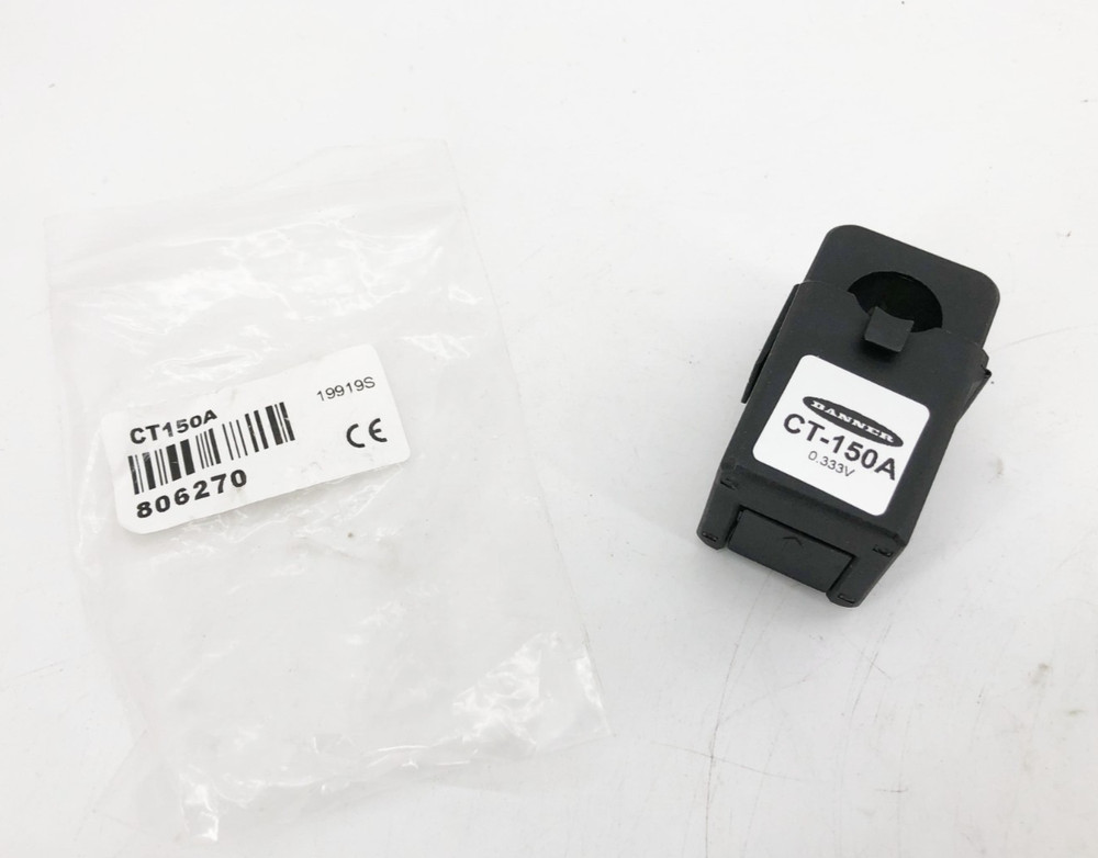 New Banner Engineering CT150A Split-Core Current Transformer 806270