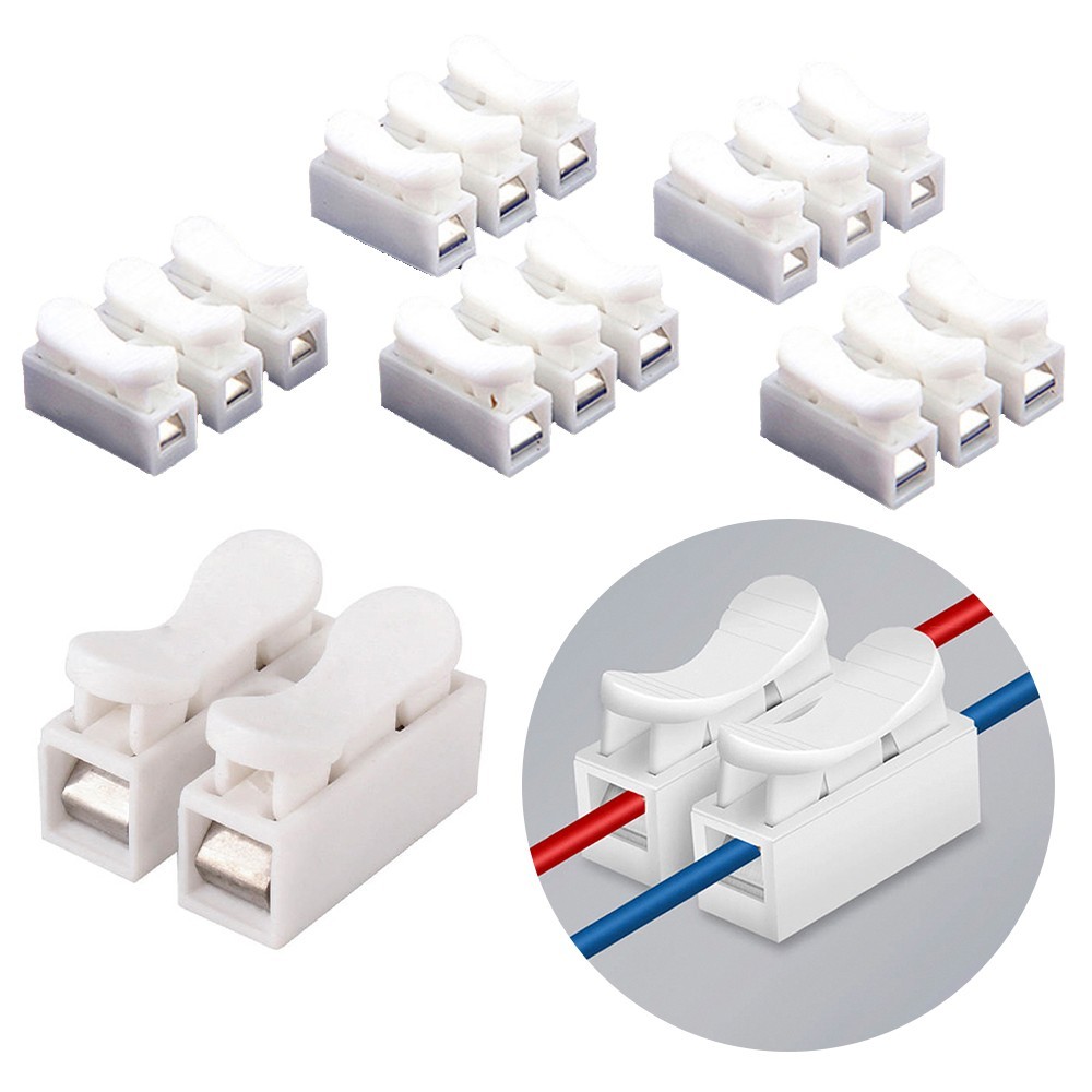 Wiring Clip Household Push-in Quick Fix Screwless Security Transparent