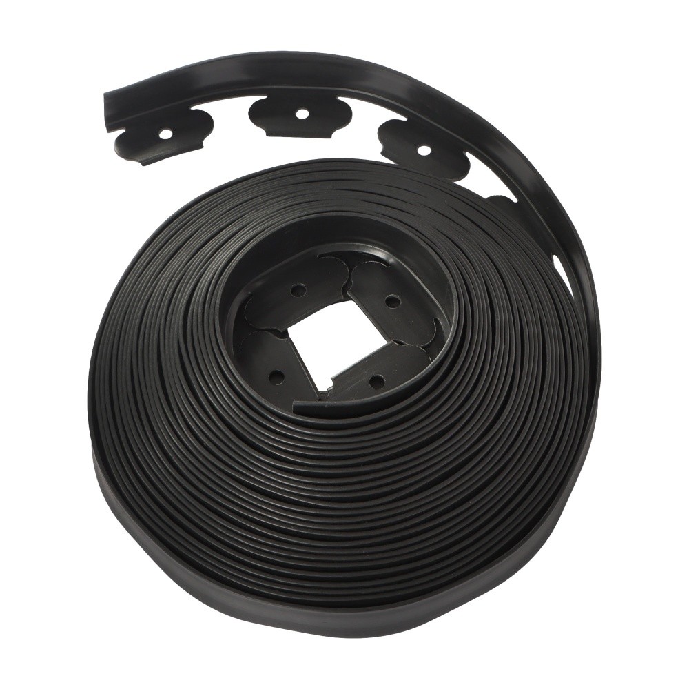 Landscape L-shaped Lawn Garden Edging Kit 60FT Flexible Border Paver & 24 Stakes