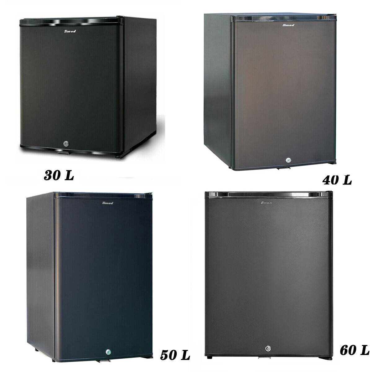 1.1-1.7cuft Mini Refrigerator Truck RV Cooler Compact Camping 12V Fridge AC DC