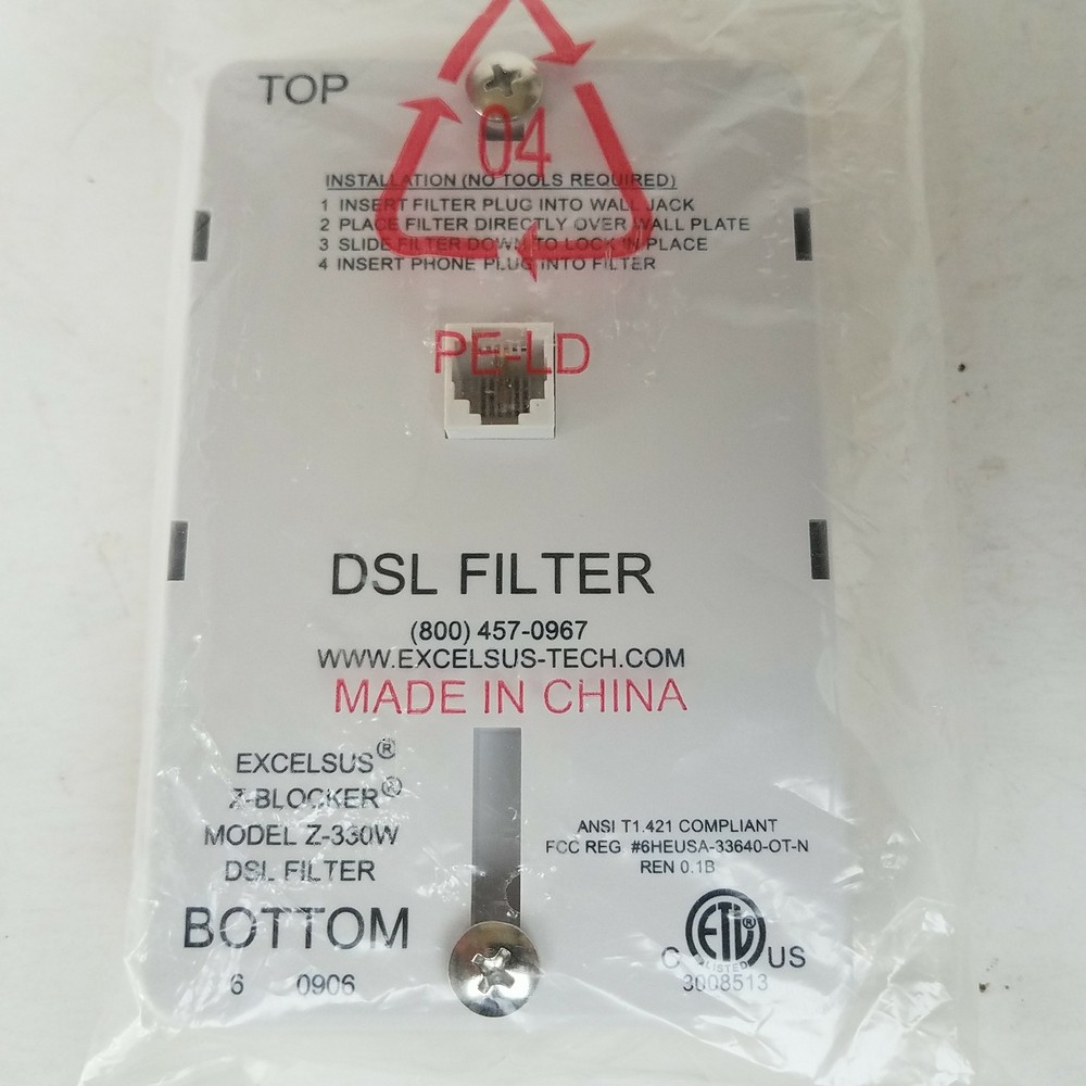 Excelsus Z-Blocker DSL Filter Z-330W