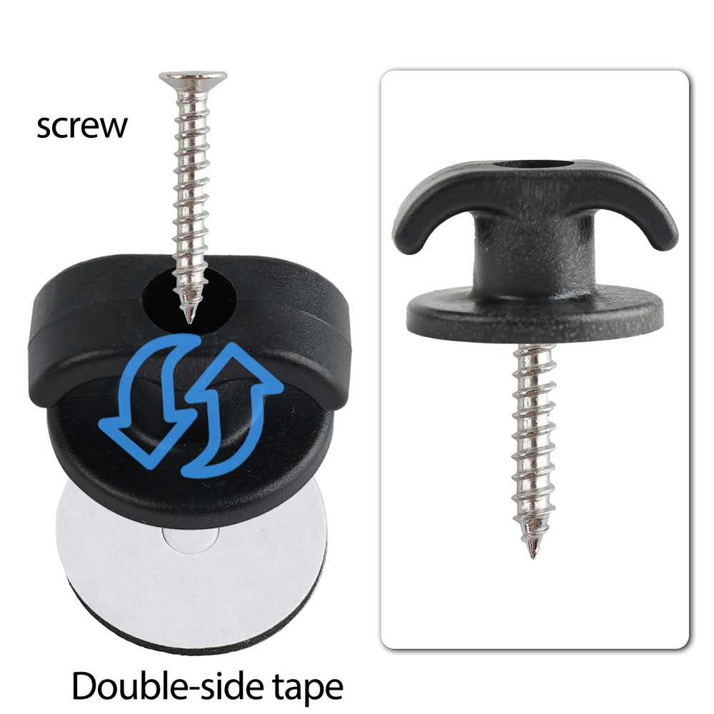 Cargo Net Mounting Hooks Trunk Hook Assembly Tie Down Screws Hanger Heavy Duty