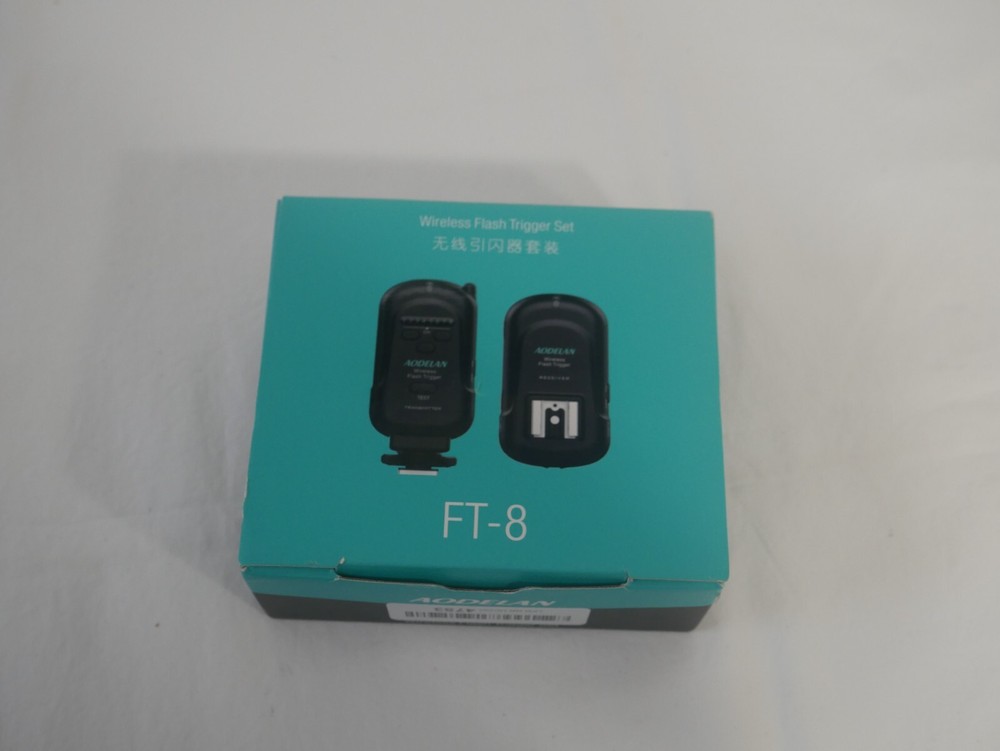 AODELAN FT-8 Wireless Flash Trigger 2.4 GHz with Transmitter and Receiver (3B2)