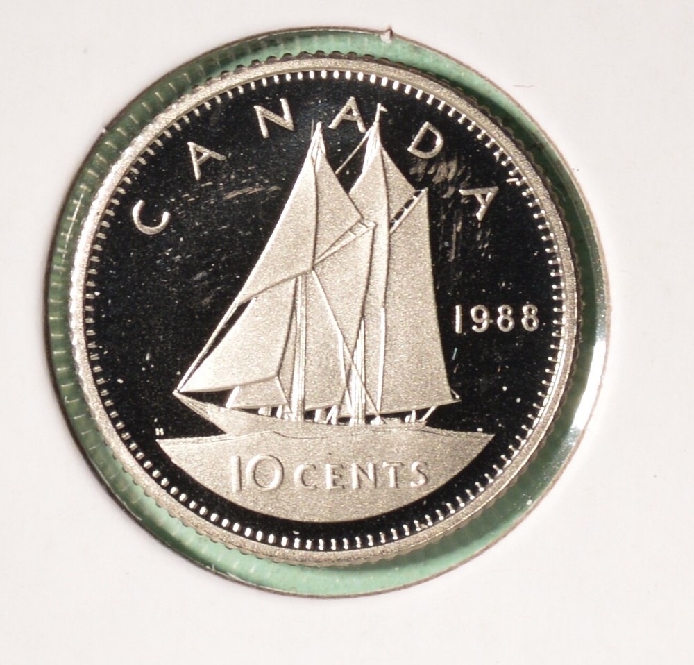 1988 Canada PROOF Ten Cents