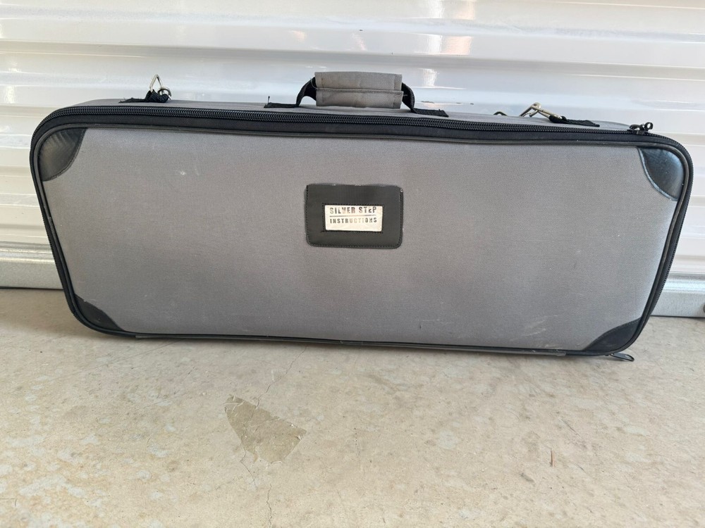 Silver Step Banner Stand 25"L