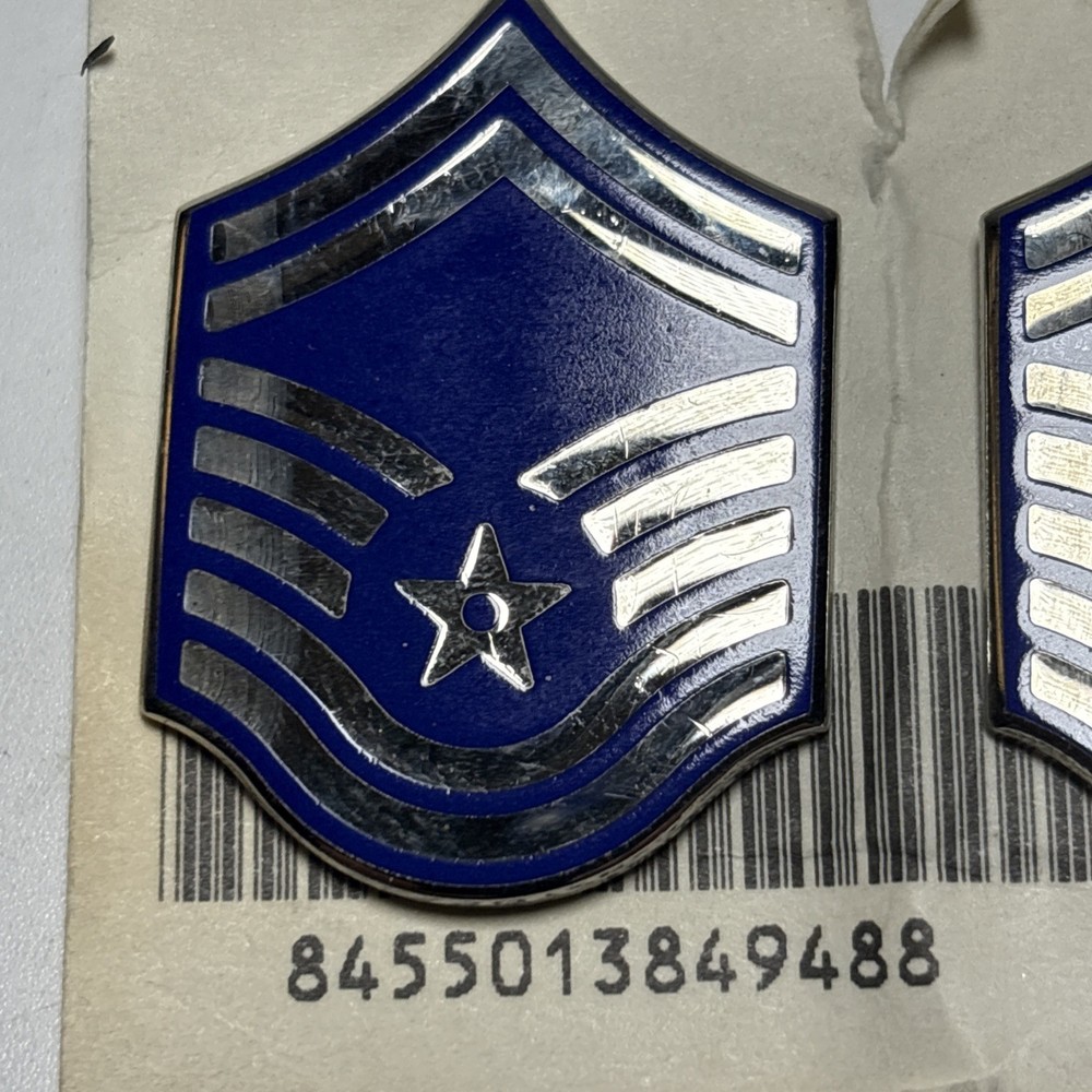 US Air Force Senior Master Sergeant E-8 Rank Insignia Grade EP Pair