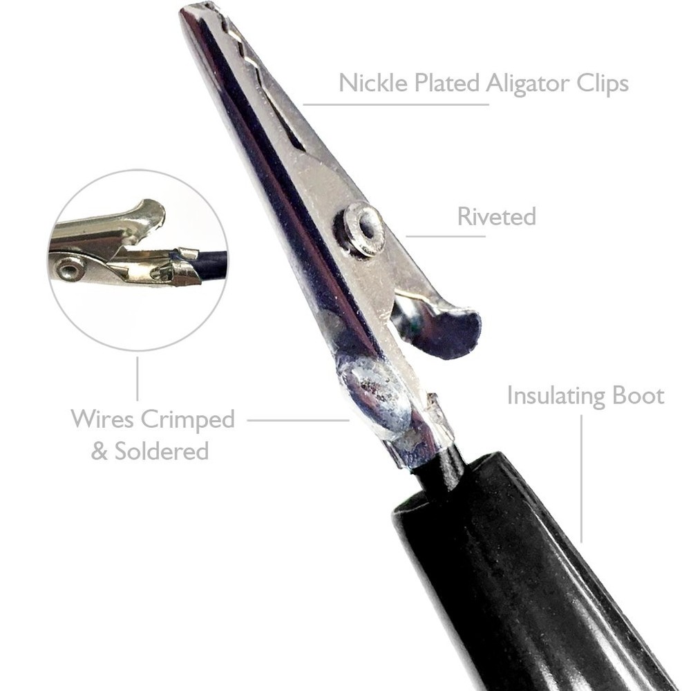 36-Inch Electronic Test Lead Set for Multimeters and Circuit Testing