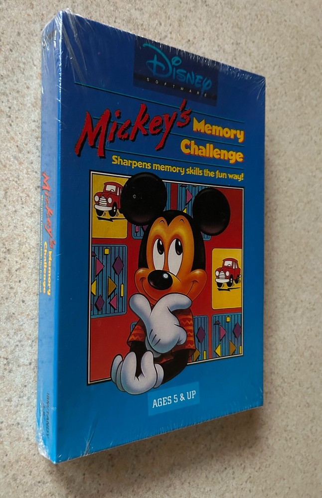 MICKEYS MEMORY CHALLENGE (IBM Disney Software 1990) -- SEALED