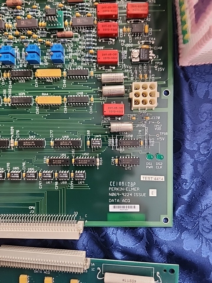 Perkin Elmer Spectrometer Opima 7000 System Boards. NO69-9224 & NO69-9024