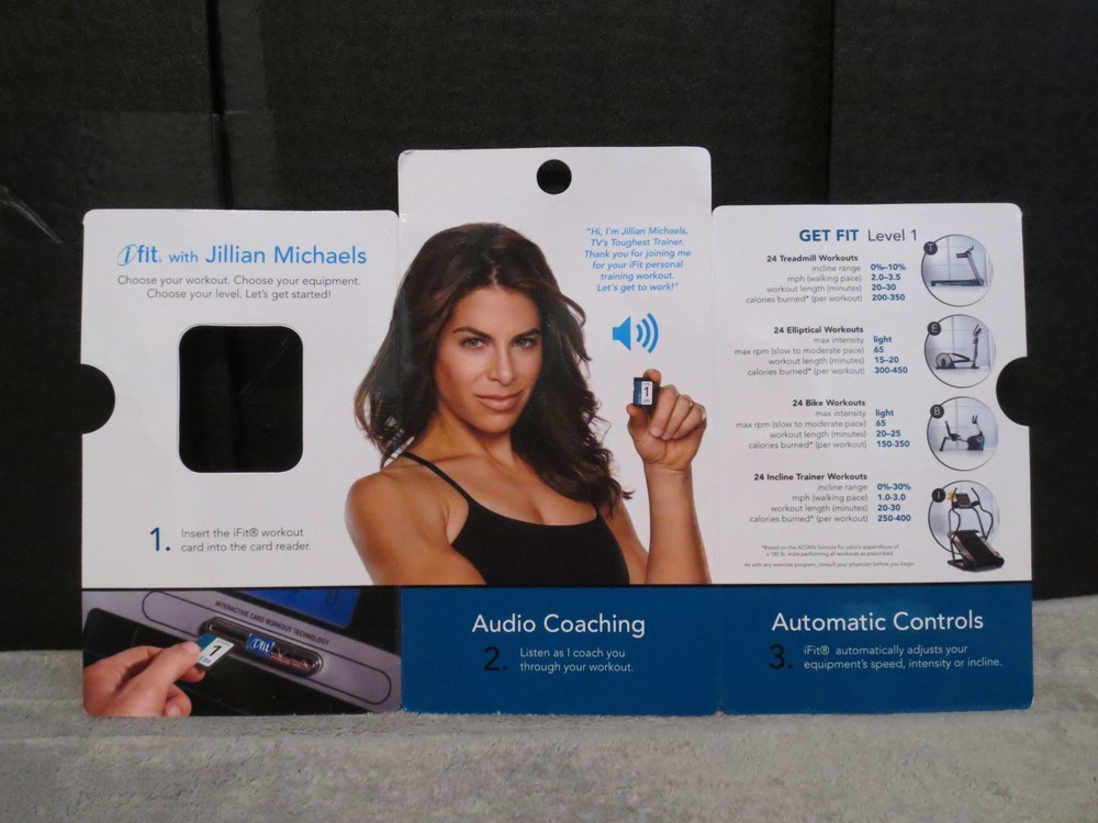 Get Fit With Jillian Michaels ifit Level 1 SD Card