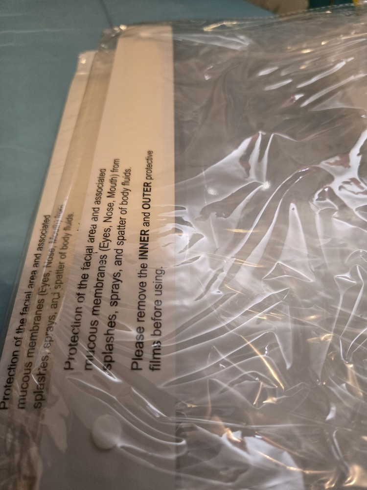 Protective Face Shields by Panoptx - 4 Shields per Box - Lightweight, Elastic