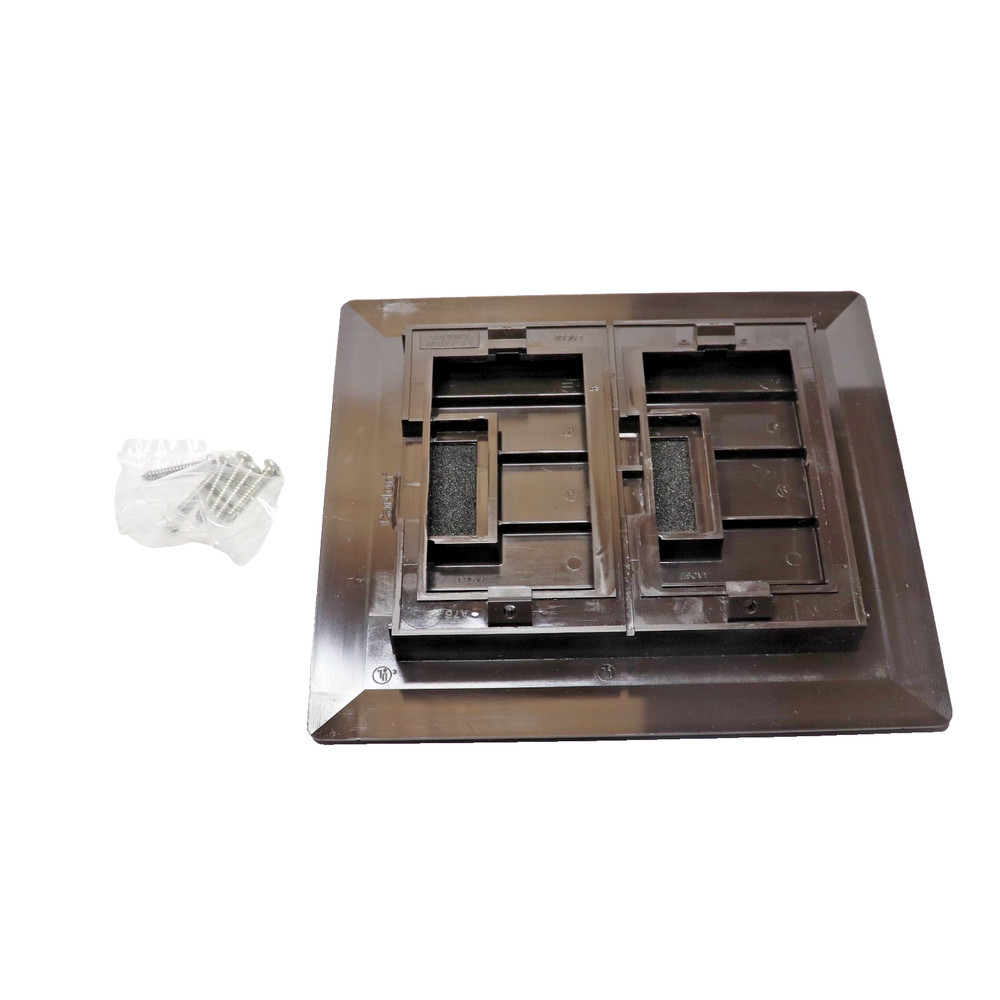 Carlon Cover Assembly Double Brown E9762B
