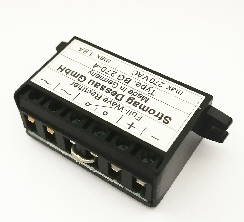 Full Wave Rectifier Type: BG 270-4 max.270VAC max.1,8A motor brake rectifier