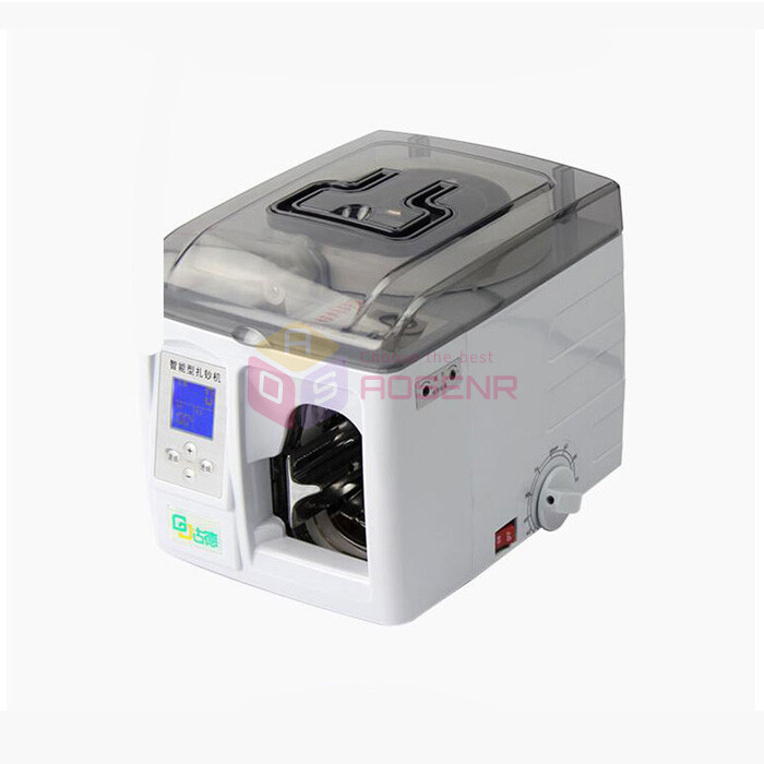 220V Intelligent Banknote Binder Bundling Machine Money Packer BindingMachine.