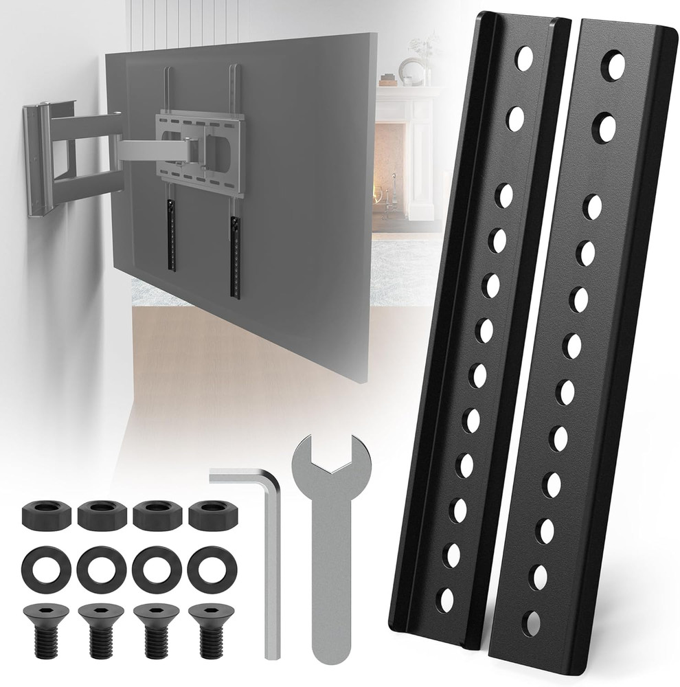 TV Mount Extension Bracket,Vertical VESA Mount Extender Bracket Kit for Low Vesa