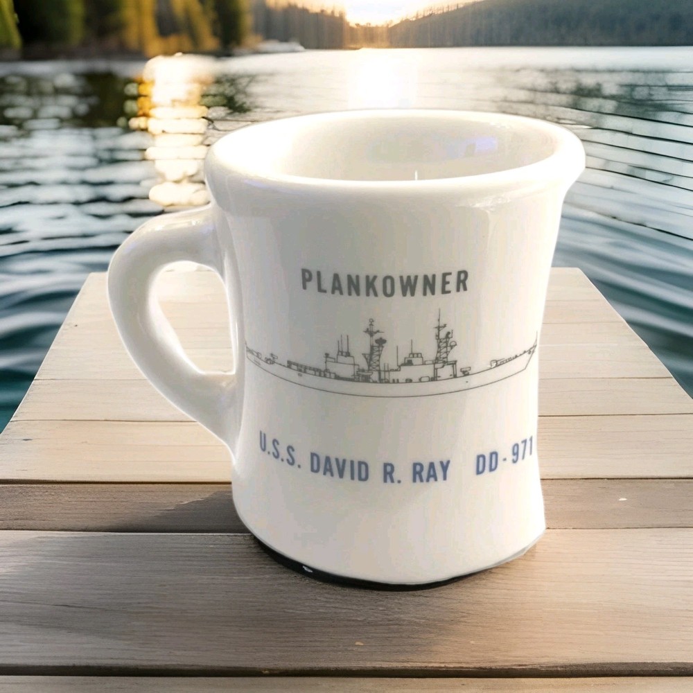 USS David R. Ray DD-971 PLANKOWNER (Ceramic)