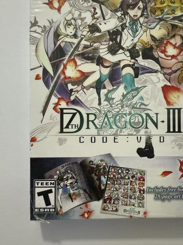 7th Dragon III Code: VFD Nintendo 3DS Empty Box with Artbook