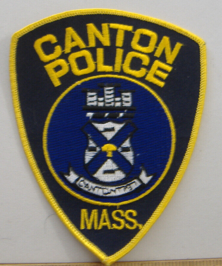 CANTON MASS POLICE FABRIC PATCH