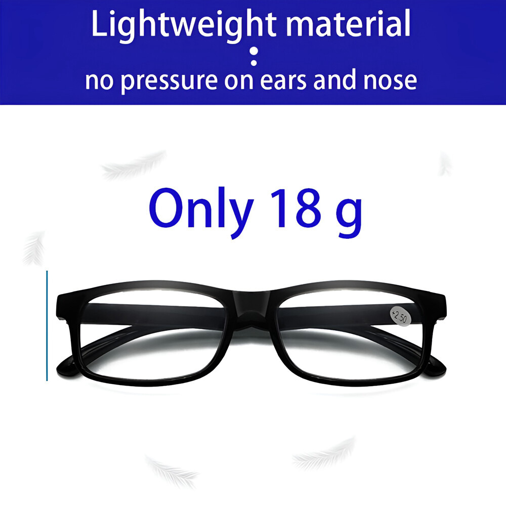 4x New Mens Full Frame Blue Light Blocking Reading Glasses Spring Hinge Readers