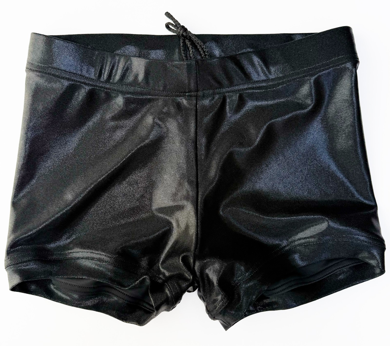 Pro Grade Wrestling Solid Black Wrestling biker shorts trunks tights gear