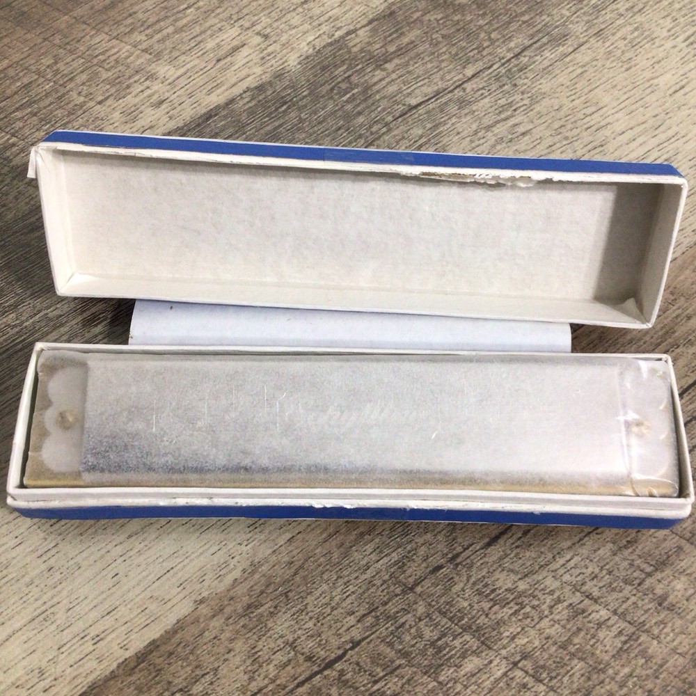 Vintage Schylling Harmonica with Box