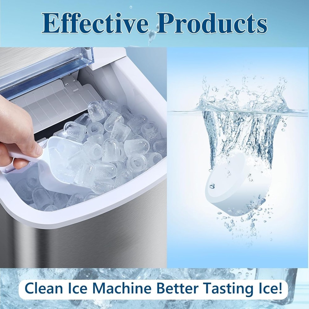 Ice Machine Cleaner Descaler Tablets-36Pack Ice Maker Cleaner Compatible W/