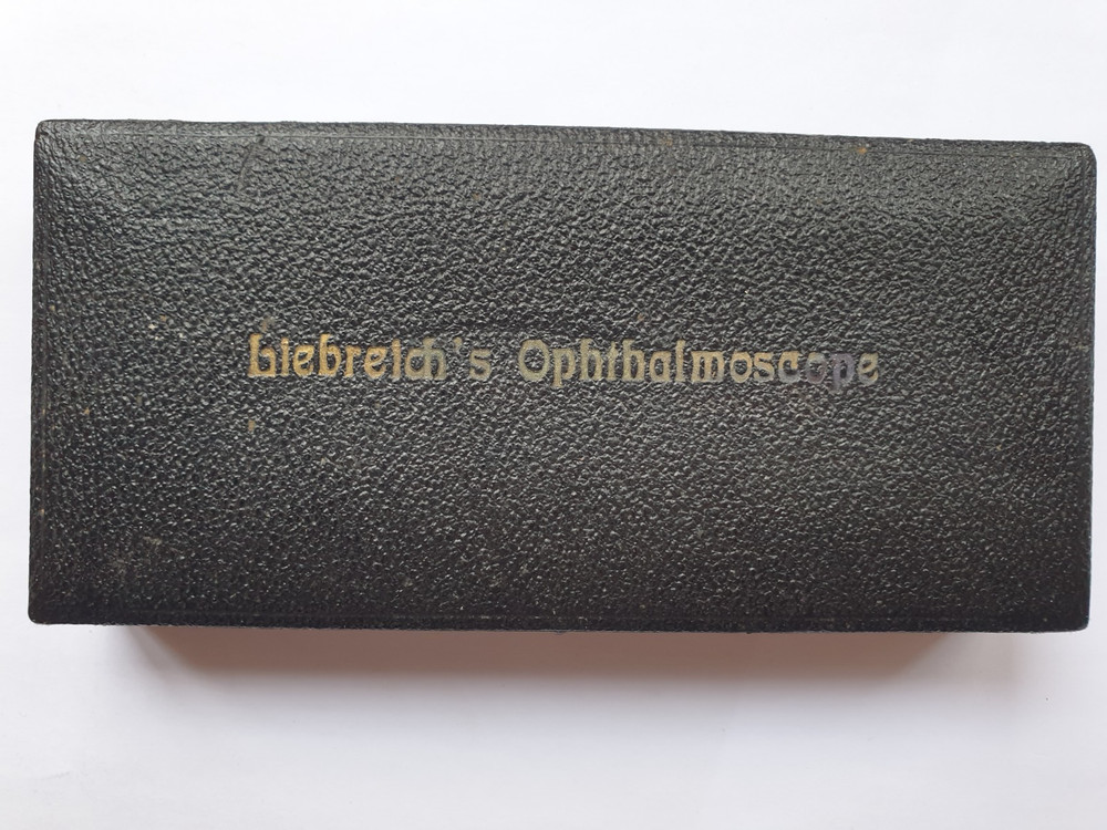 Vintage Liebreich Ophthalmoscope Set