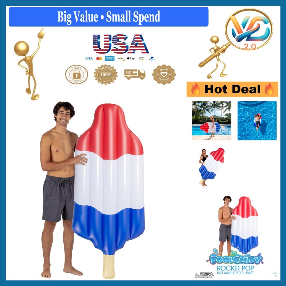 Oversized Inflatable Pool Rafts Float Collection Heavy Duty Fun Designs