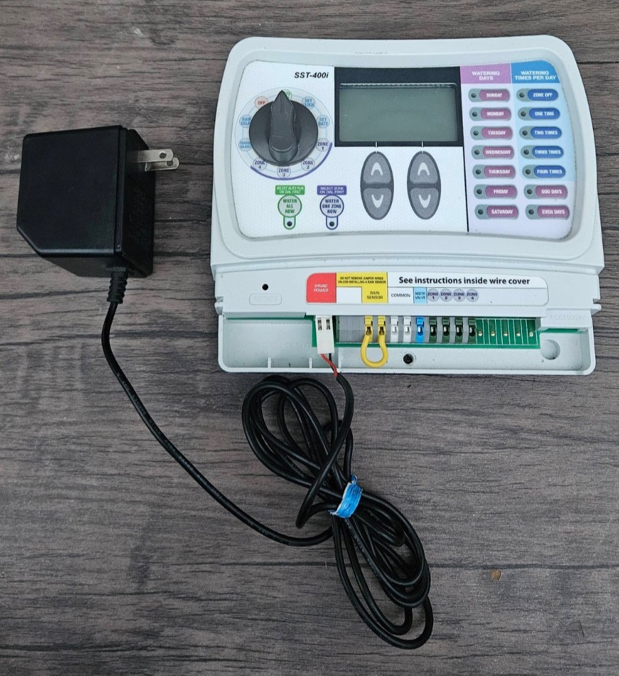 Rain Bird SST400I Simple To Set Indoor Timer (MISSING FRONT DOOR) Z4