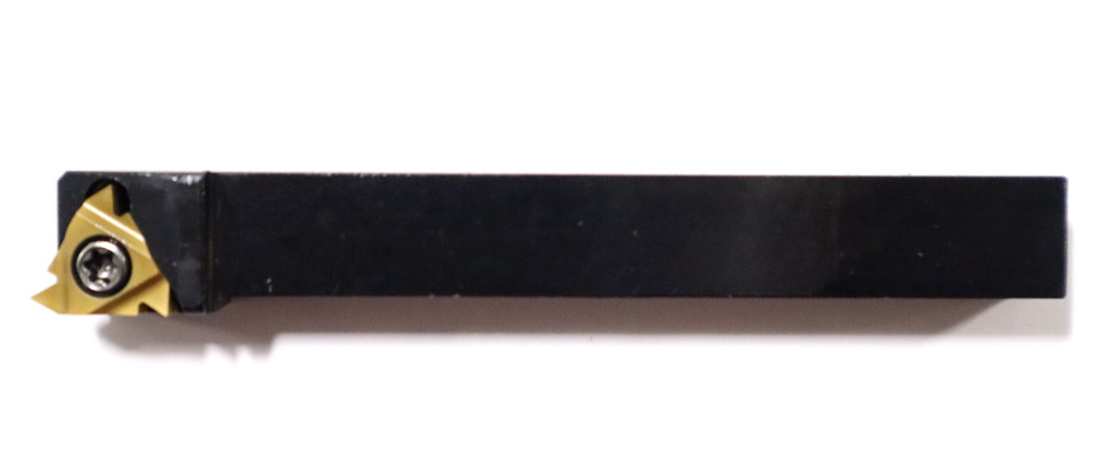 SER1212H16, 12 mm SQUARE THREADING TOOL HOLDER w/ 16ER INSERT INSTALLED E427