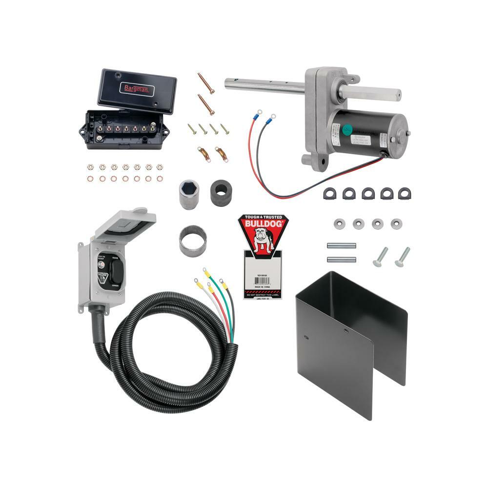 BULLDOG 1824200100 ELECTRIC POWERED TRAILER JACK KIT 12000 lbs. NEW