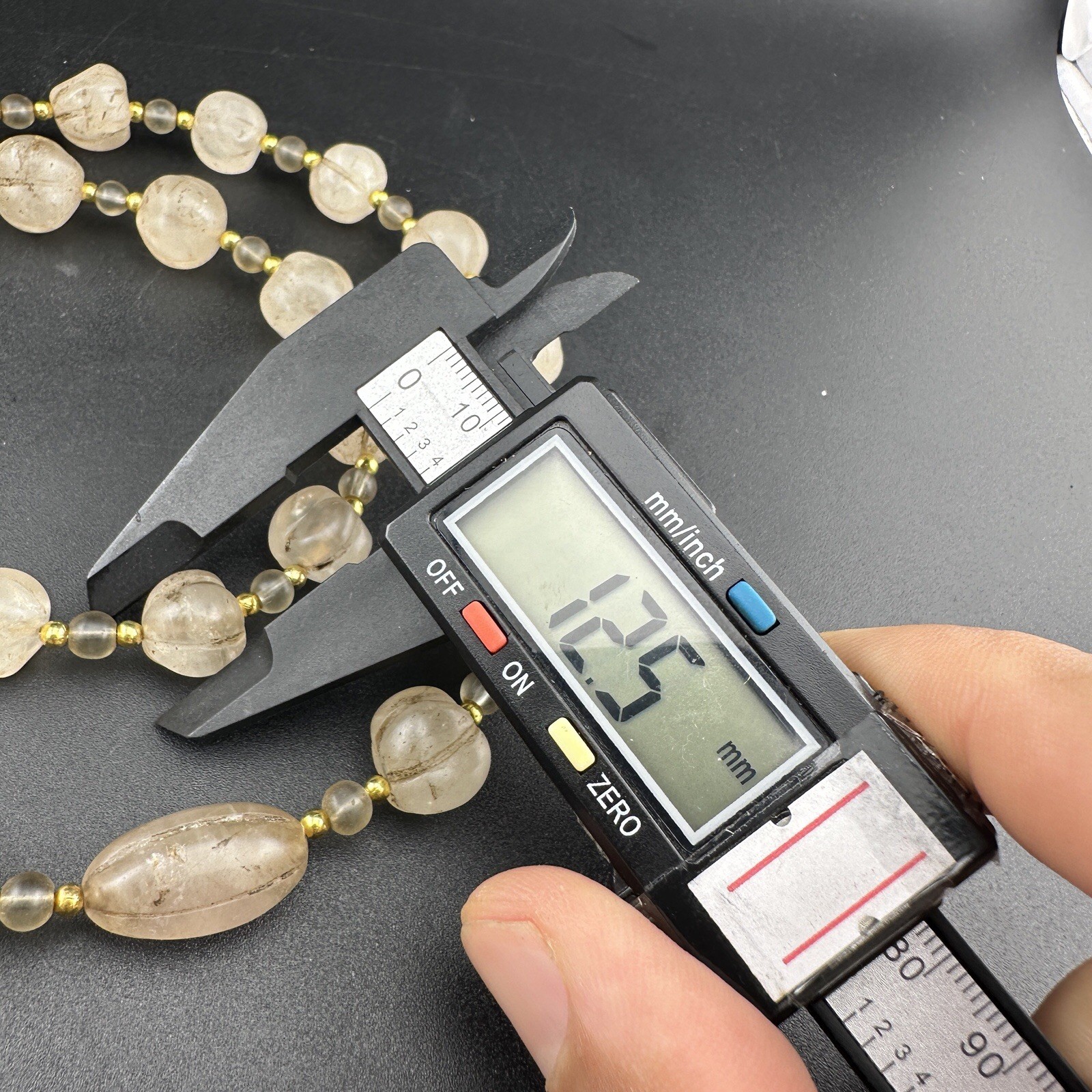 Old Himalayan Regions Crystals ￼ Beads Beads Mala Necklace Rare