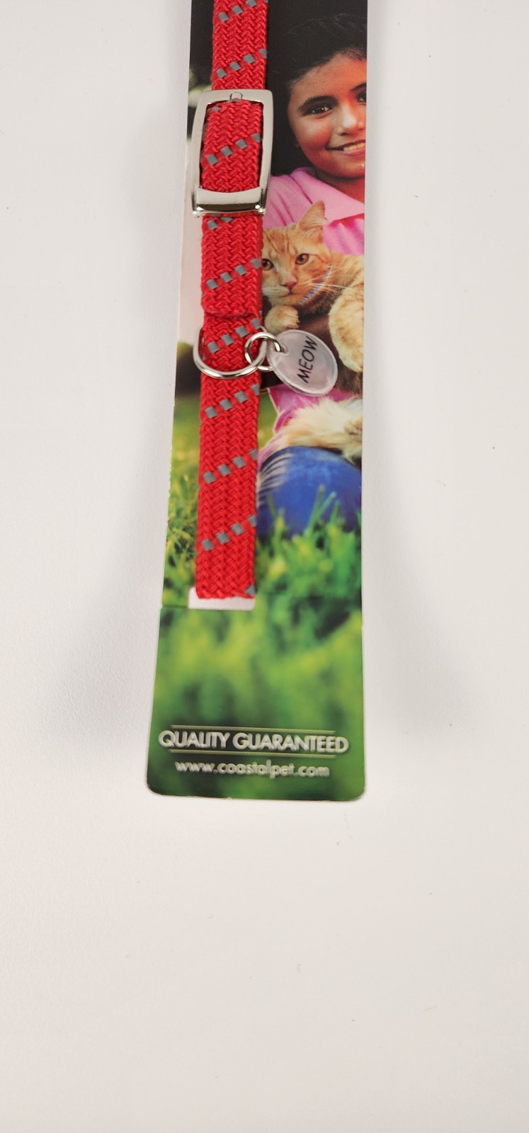 Coastal ElastaCat Reflective Cat Collar Safety Stretch Adjustable 10"