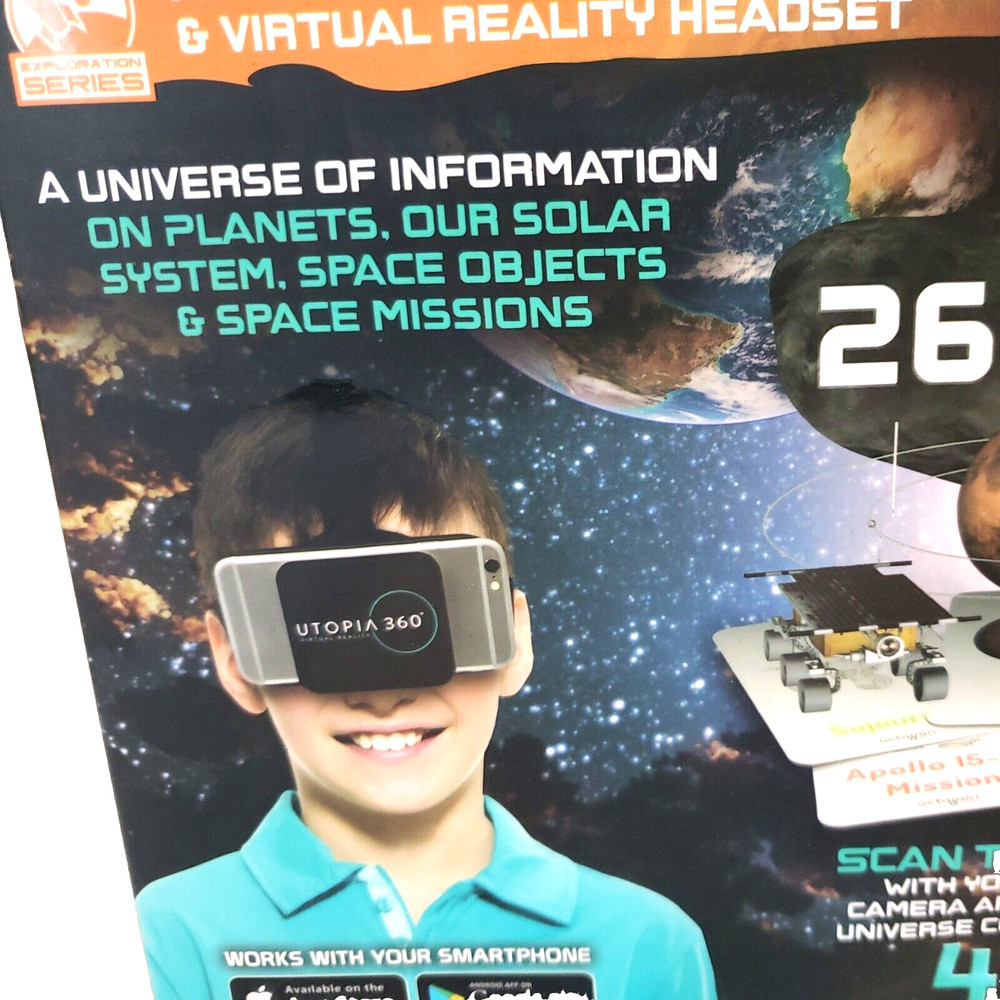 Space Exploration Augmented Reality Cards Virtual Reality 4D Headset Interactive