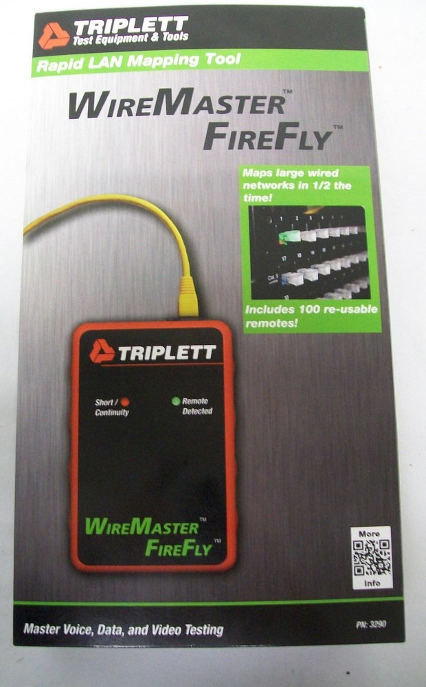 Triplett 3290 WireMaster FireFly with 100 Re-usable Remotes