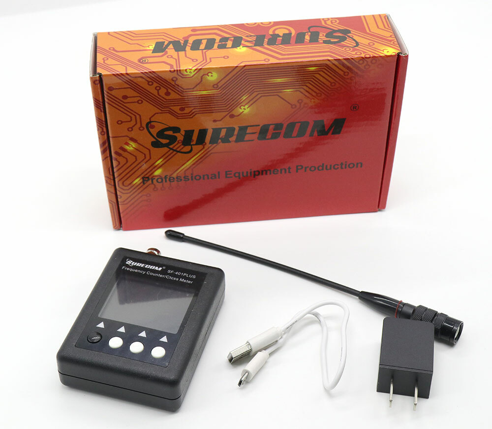 SURECOM SF401 PLUS Frequency Counter for Radio Transceiver CTCCSS/DCS Decoder