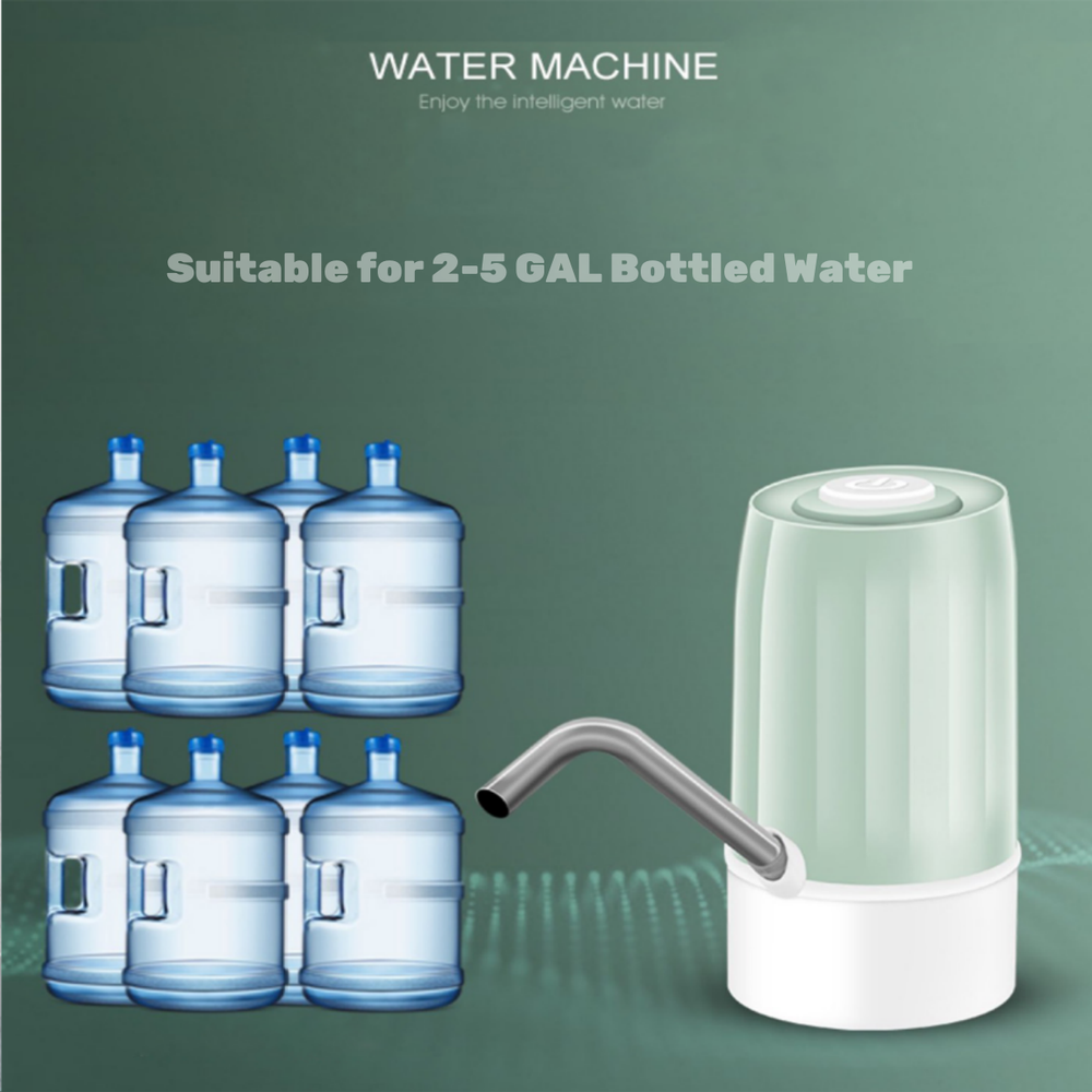 Water Bottle Switch Pump Electric Automatic Universal Jug Dispenser 5 Gallon USB