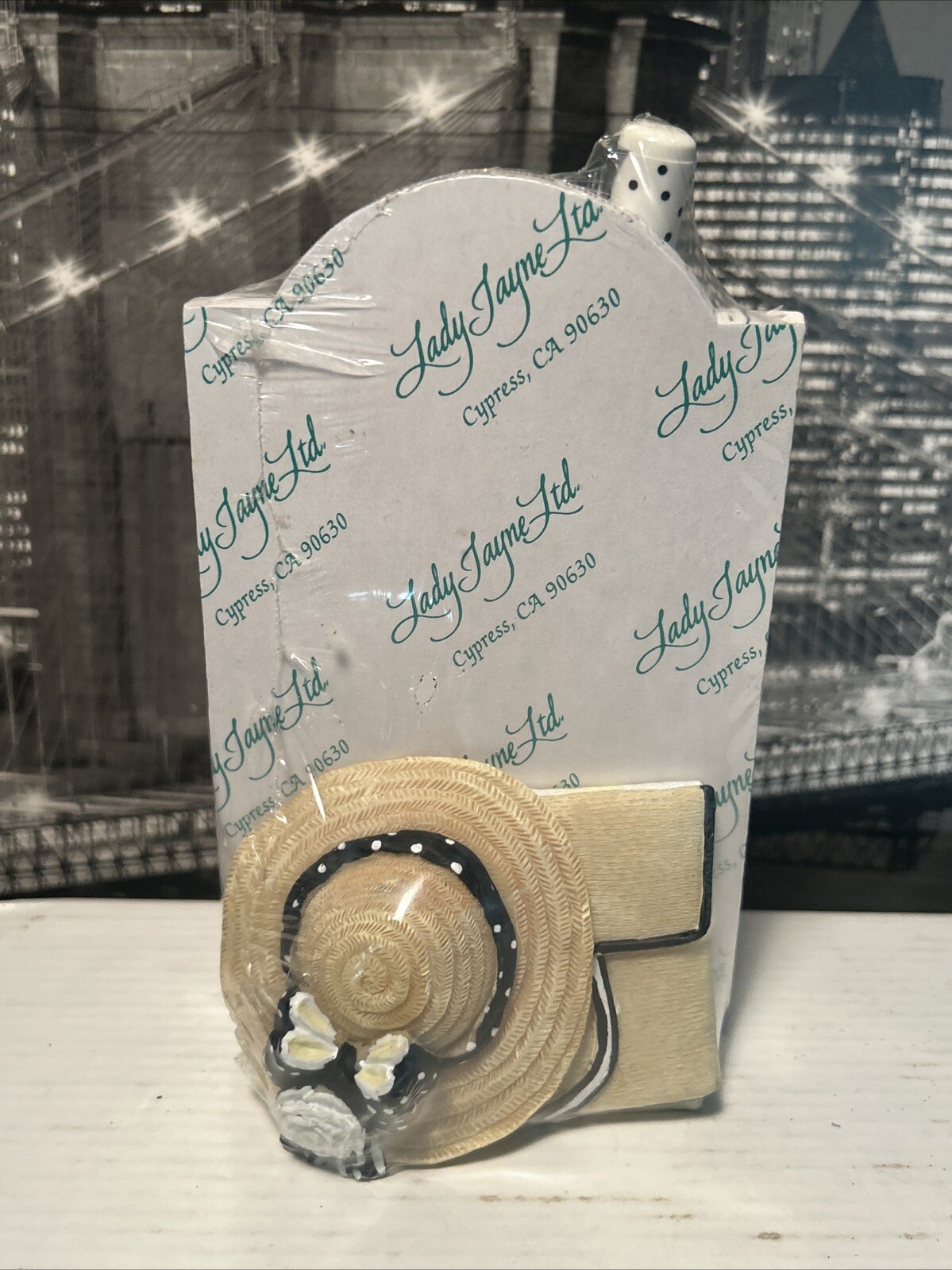 Lady Jayne Ltd Women’s Fashion Notepad & Pen Desktop Holder Set Vtg 90s Sealed