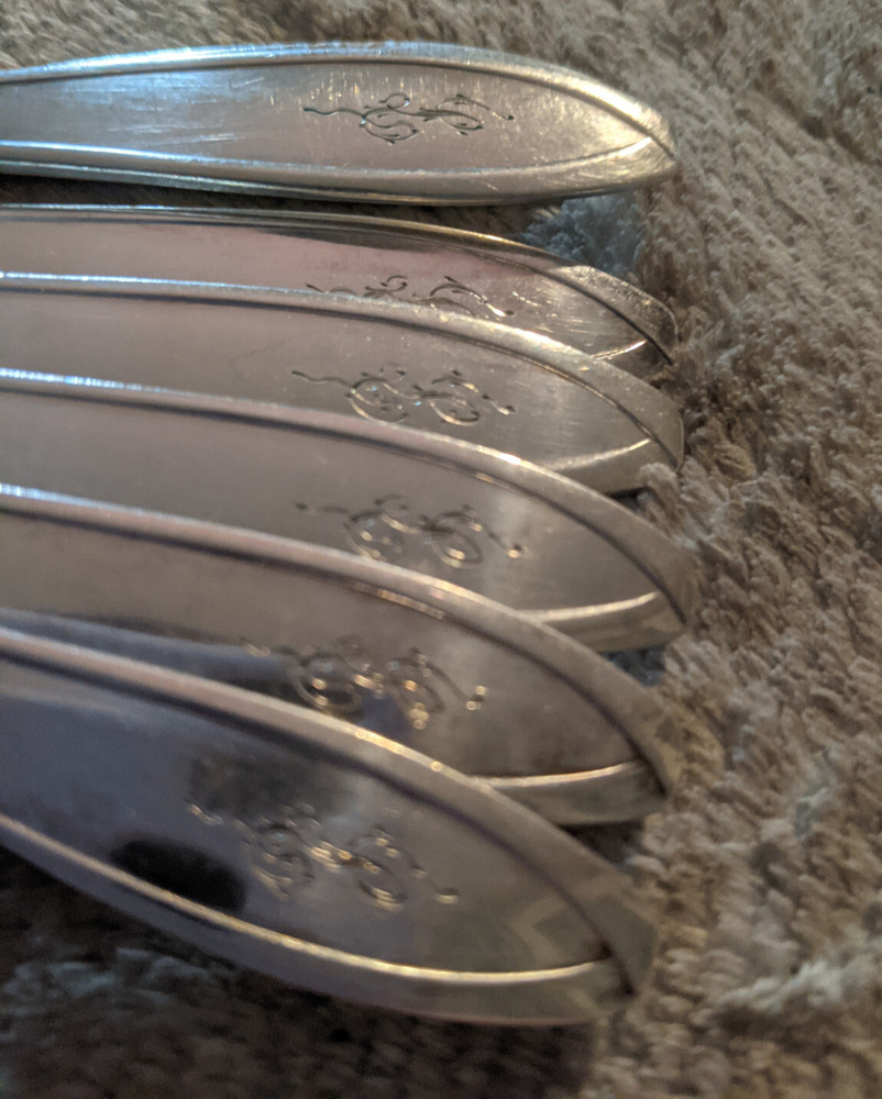 SILHOUETTE 1930 (8) Iced Teaspoon