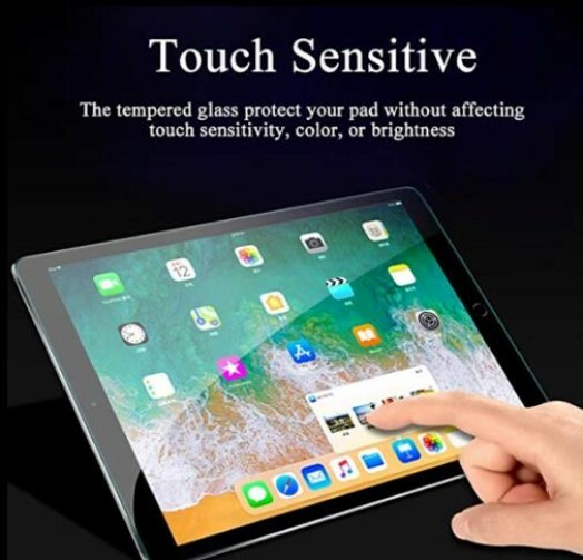[2-Pack] HD Tempered GLASS Screen Protector for Apple iPad 6th Generation 2018