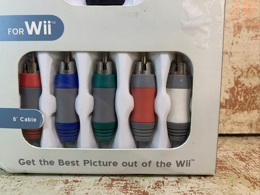 Nintendo Wii Component Video Cable By Psyclone Essentials. 8’ Cable