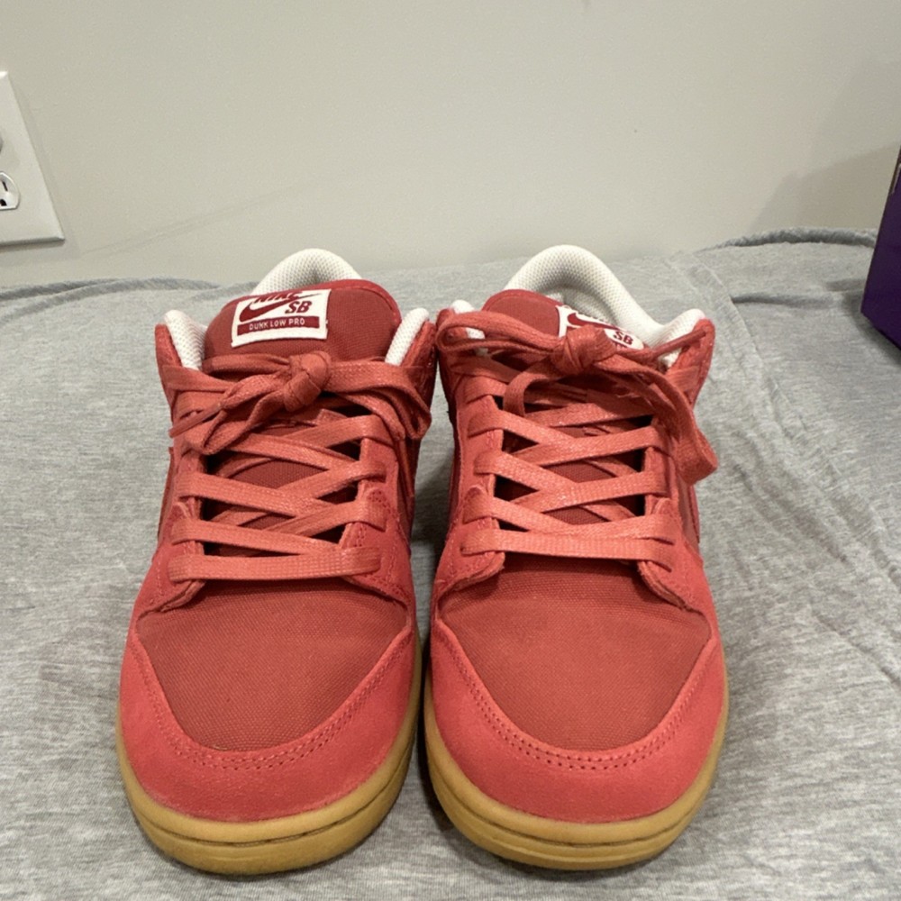 Nike SB Dunk Low Pro Adobe Red Size 8.5