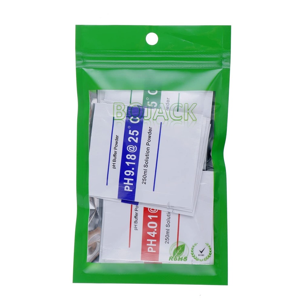 BOJACK 15 Pack of pH Meter Buffer Solution Powder for Precise and Easy PH...