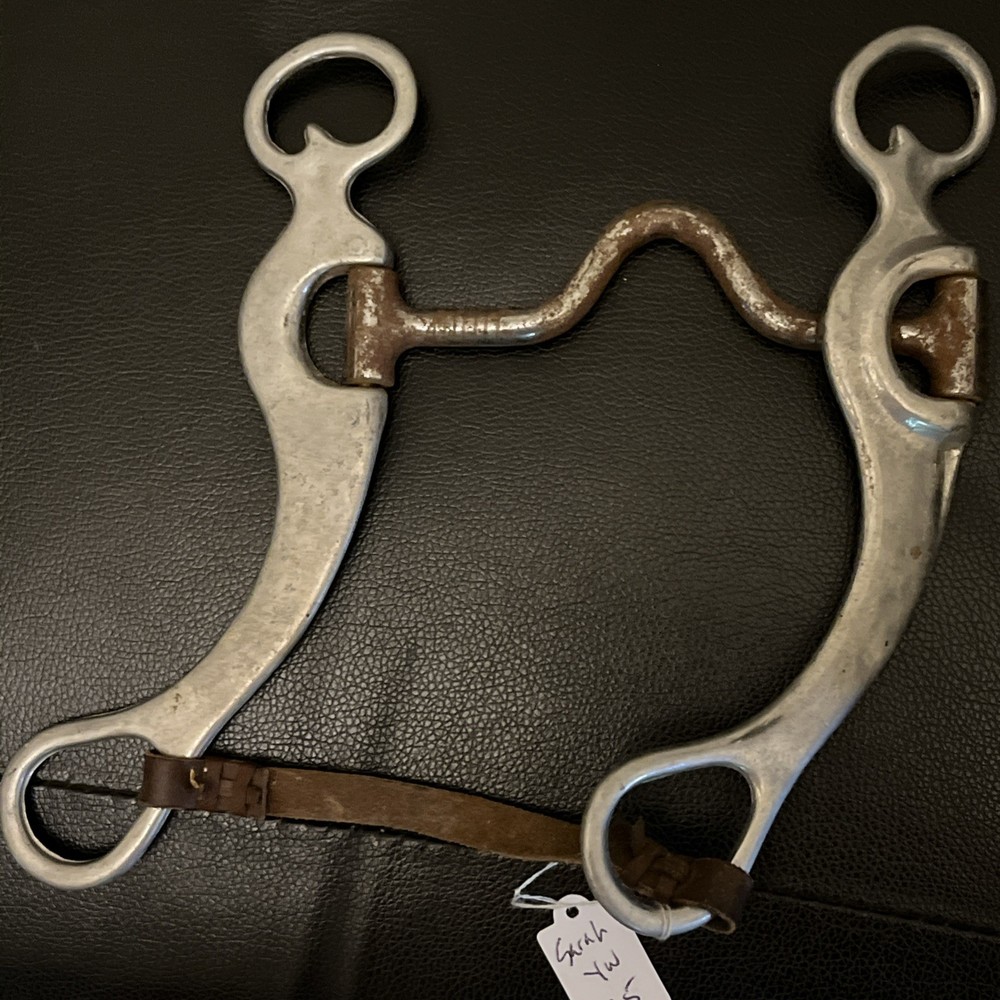 Fracious Gauthier engraved Curb Bit 5” Pre Owned