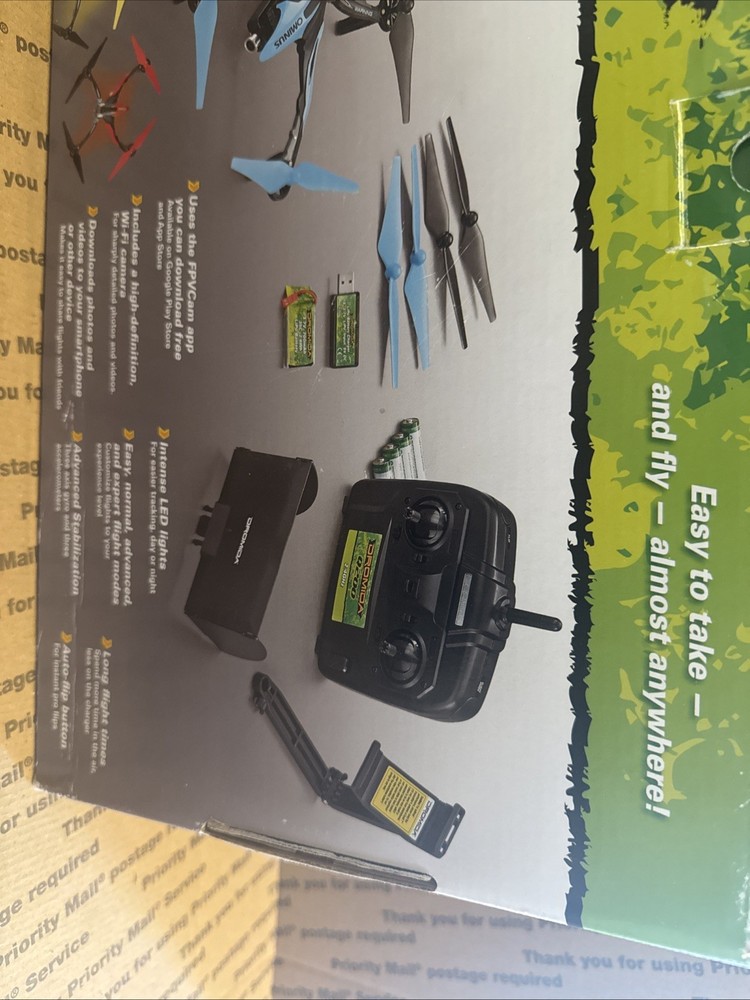 New Dromida Ominus FPV Quadcopter Red DIDE02RR (Please Read)