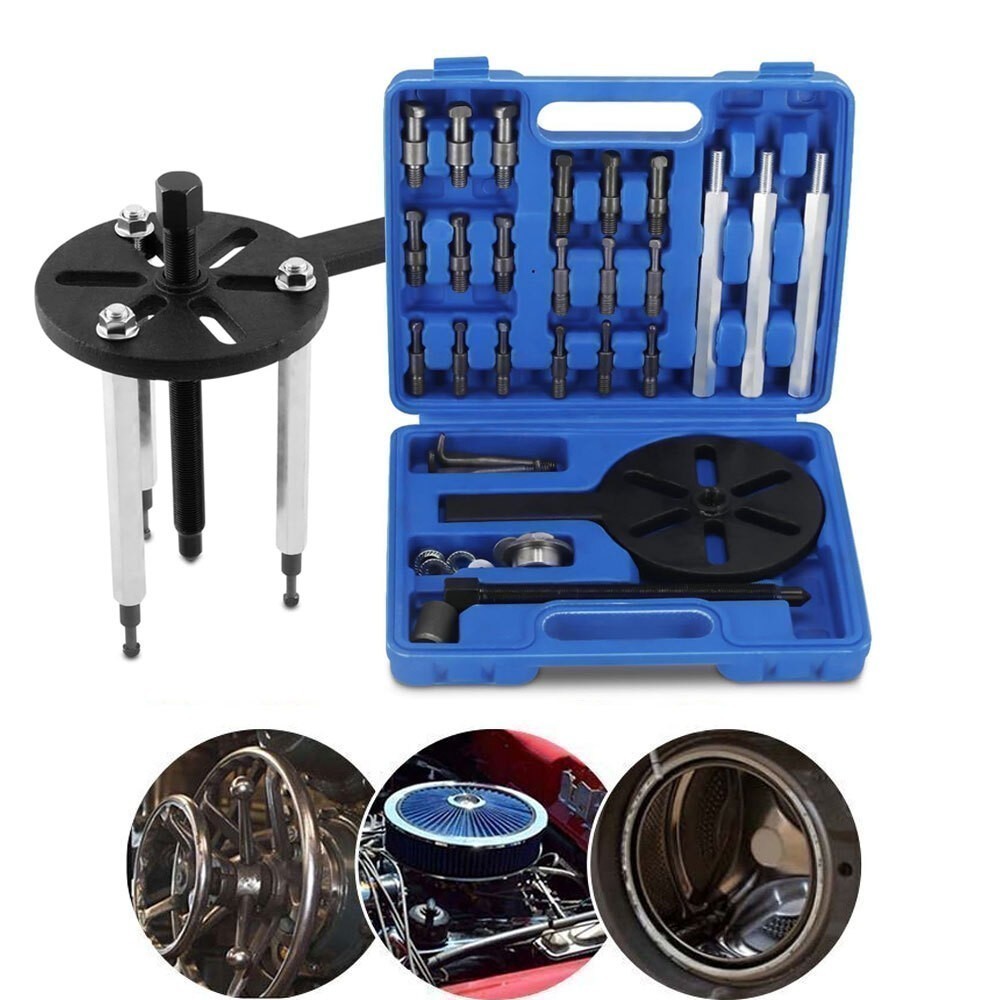Bearing Disassembly Puller Inner Hole Puller Removal Tool Three-jaw Puller Kit U